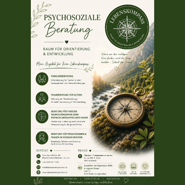Flyer klein, Psychozoziale Beratung