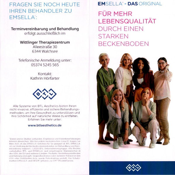 Beckenbodenstuhl Esmella, Wittlinger Therapiezentrum