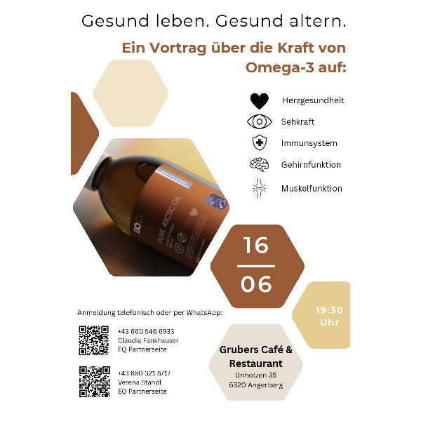 Vortrag Gesund Leben Omega-3