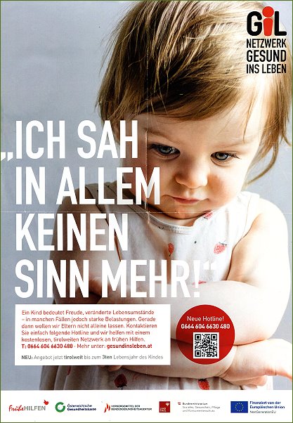 Poster Gesund ins Leben