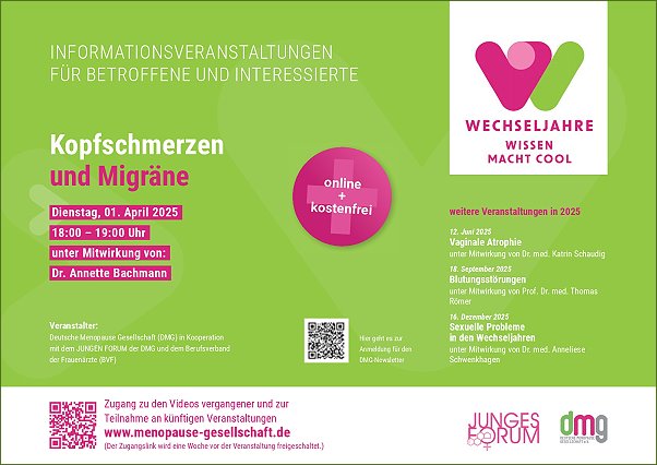 Information Fortbildung Wissen macht cool, Kopfschmerzen und Migr&auml;ne