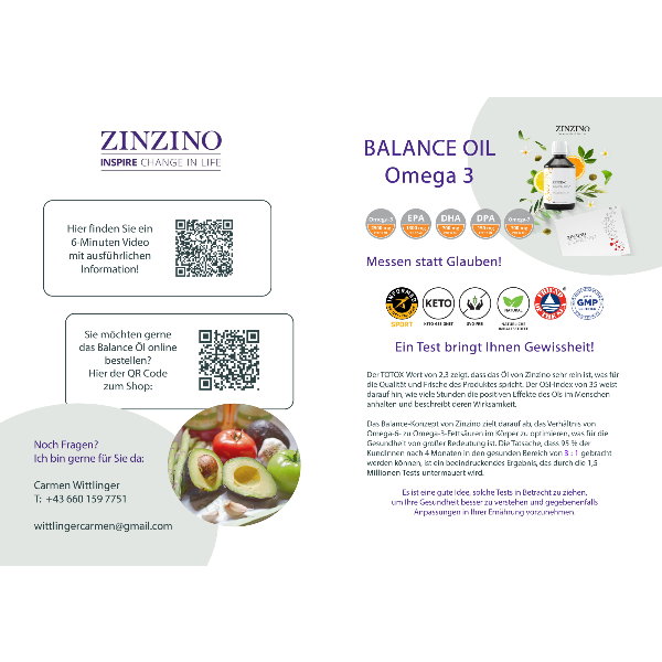 Zinzino - Omega 3l - Carmen Wittlinger